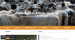 Desktop Screenshot of drobnica.si